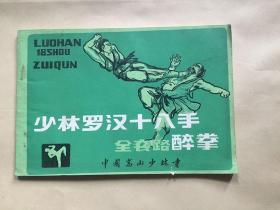 少林罗汉十八手全套路醉拳/中国嵩山少林