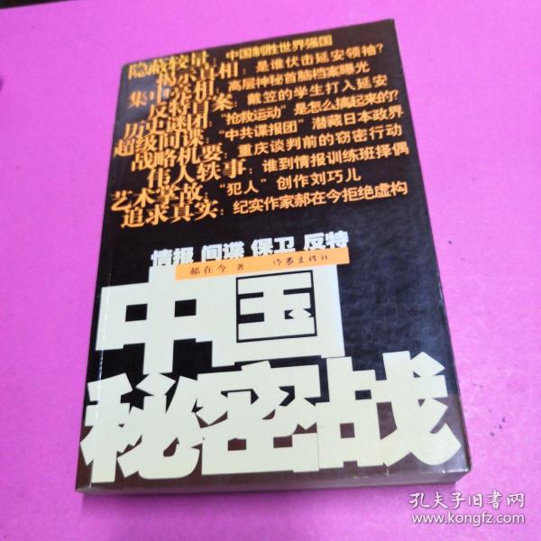 中国秘密战：中共情报、保卫工作纪实