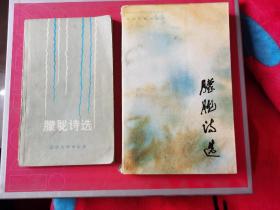 【超珍罕】朦胧诗选最早的两个版本合售，一本是辽宁大学中文系内部刊物，一本是正式出版物，在八十年代产生巨大影响！