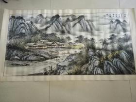 美术家协会会员刘祥山水人家画