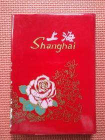 老日记本：上海日记（36开，有写字，中插是老山水风景画）