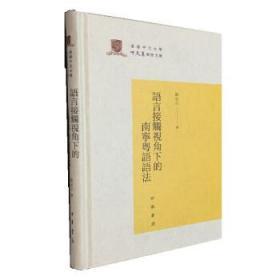 语言接触视角下的南宁粤语语法（精）--香港中文大学中文系学术文库