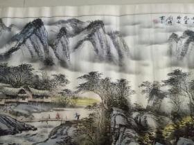 美术家协会会员刘祥山水人家画