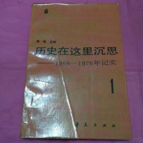 历史在这里沉思1966-1976年记实     Ⅰ