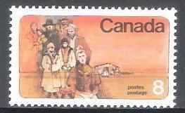 加拿大1974年移民到达曼尼托巴百年邮票1全新