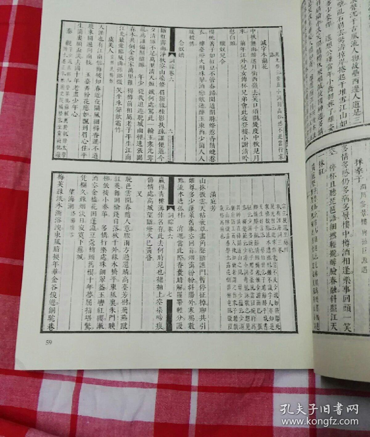 词综 中华书局影印1981年2印本。