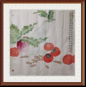 许伟健（没骨画法花鸟类真迹3）一口价