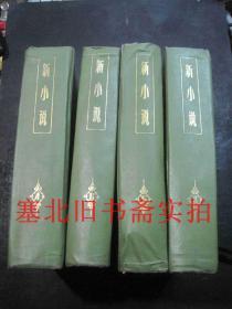 晚清小说期刊-新小说 3、4、5、6 （9-24号） 馆藏硬精装内无字迹 4本合售