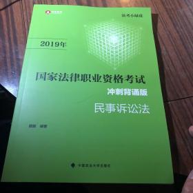 2019司法考试国家法律职业资格考试民事诉讼法冲刺背诵版（法考小绿皮）