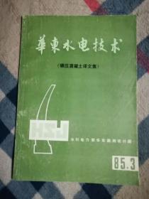 华东水电技术 1985年第3期（碾压混凝土译文集）