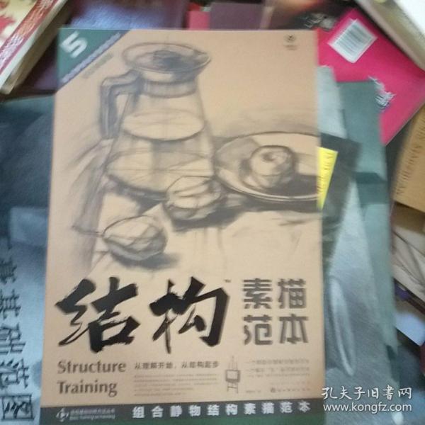 造型基础训练方法丛书5：组合静物结构素描范本（黄金典藏版）