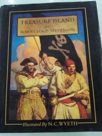 Treasure Island 金银岛/精美插图本/毛边本 1981