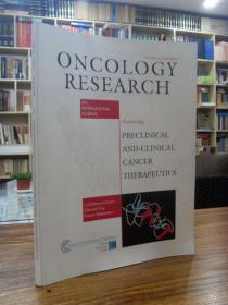 ONCOLOGY RESEARCH VOL16,MUMBER 6（肿瘤学研究第16卷第6期 带光碟）