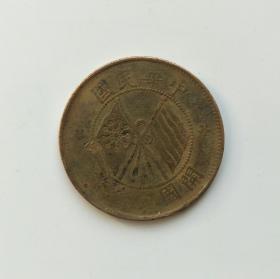 中华民国 开国纪念币(79) 保真 包老