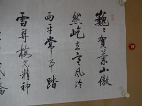 夏家道，安徽当涂人，北京师范大学首届书法专业硕士，书法师承启功先生，现为中国书法家协会会员，启功书法学研究员，作品保真