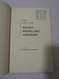 Rocket Propellant Handbook 火箭推进剂手册 英文原版 馆藏书