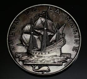 法国 大银章 1985年 直径7厘米 184克