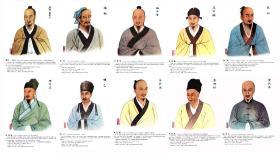 1955年宋大仁主编的《中国历代医药学家画像》节选《中国古代十大名医》宣纸印刷版