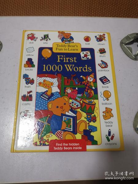 Teddy Bear's Fun to Learn: First 1000 Words 泰迪熊的学习乐趣：初学1000个单词