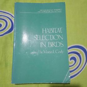 Habitat selection in birds鸟类生境选择