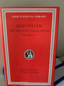 The Orator's Education. Books 6-8