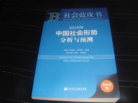 社会蓝皮书：2016年中国社会形势分析与预测