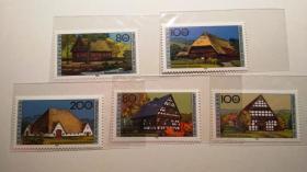 德国 1996 农舍，5全邮票