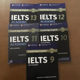 Cambridge English IELTS（9.10.11.12.13）5本合售