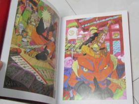 火影忍者2012豪华珍藏版画集（硬精装画册）少见，全部彩色图片