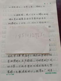 杨金才手稿14页  洛丽塔