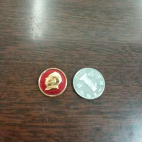 保真：毛泽东纪念章背广东东升社