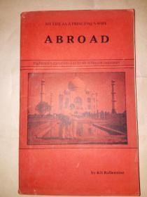 英文原版《ABROAD》（32开，扉页上有英文签名，内有些笔画哈！）