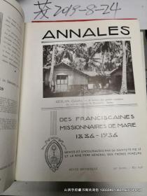 ANNALES DESFRANCISCAINES MISSIONNAIRES DE MARIE 1886--1936