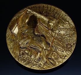 法国 大铜章 直径10厘米 471克 1985年 芭蕾舞