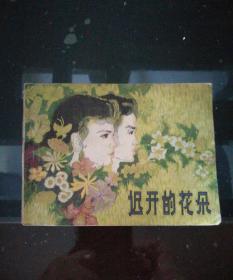 正版连环画 迟开的花朵 影视连环画