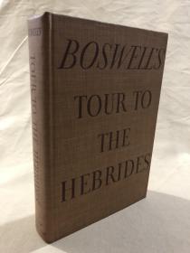 Boswell's Journey of a Tour to the Hebirdes  鲍斯威尔游记 毛边本