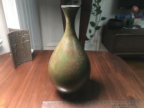 鹤首铜花瓶（日本铜器）