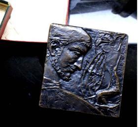 法国 大铜章 雕塑家 艺术 裸体美女 雕刻 纪念章 纪念币 人体艺术
