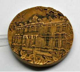 钱币法国大铜章 直径7厘米 306克钱币收藏