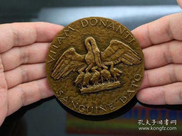 钱币法国 大铜章 直径8.1厘米 1979年 244克