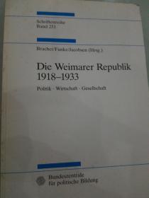 Die Weimarer Republik 1918-1933 魏玛共和国