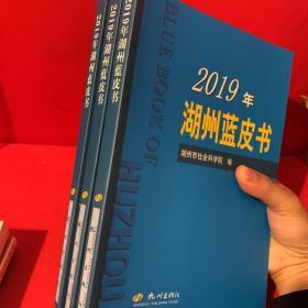 2019年湖州蓝皮书 正版全新