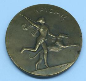 法国 大铜章 直径5厘米钱币收藏