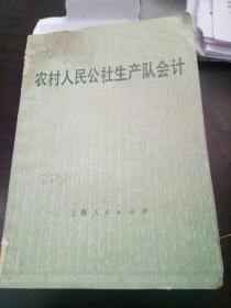 农村人民公社生产队会计