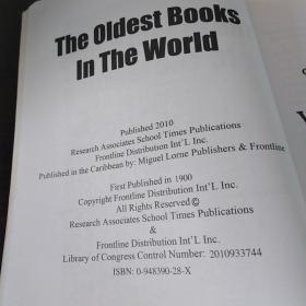 Oldest Books In The World: An Account Of The Religion, Wisdom, Philosophy, Ethics, Psychology, Manners, Proverbs （英文原版）