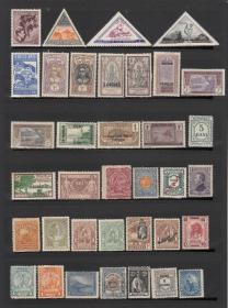 各国早期邮票新一组213枚，多雕刻版，部分小损，珍贵票多