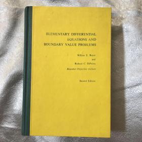 elementary differential equations and boundary value problems 精装（首页有人名）