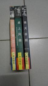 风云传记系列：桌上风烟:四大和谈与半个世纪中国政坛的角逐.日落香江:香港对日作战纪实.青天赤帜:中央苏区国共隐蔽战纪实  （3本）