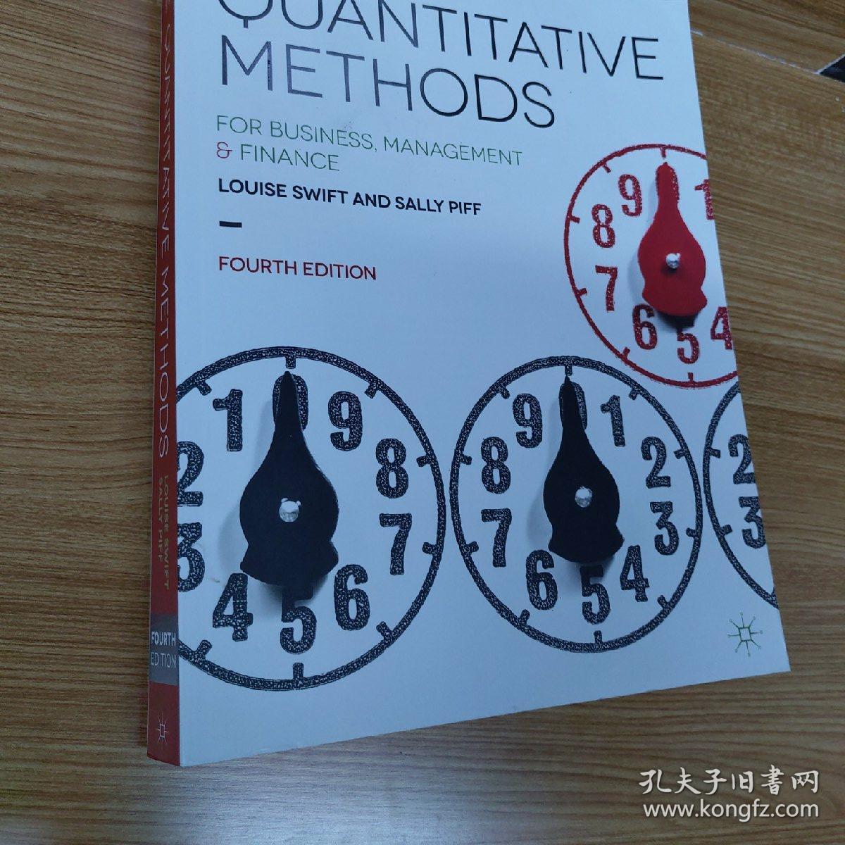 正版 Quantitative Methods : For Business, Management and Finance