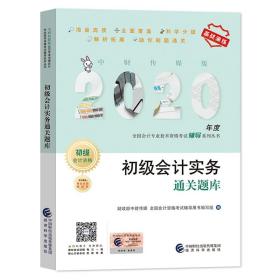 2020初级会计职称教材2020年教材辅导2020年全国会计专业技术初级资格考试辅导初级会计实务通关题库